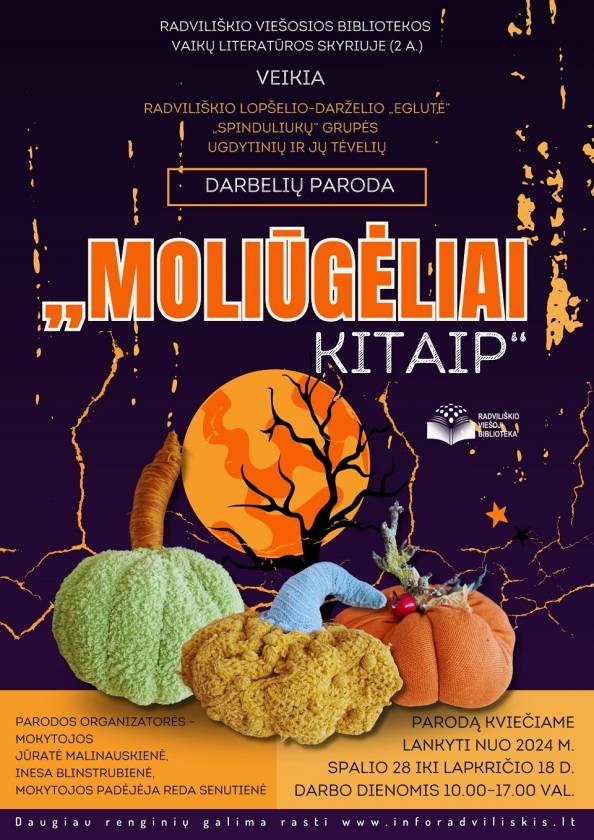 Darbelių paroda „Moliūgėliai kitaip“