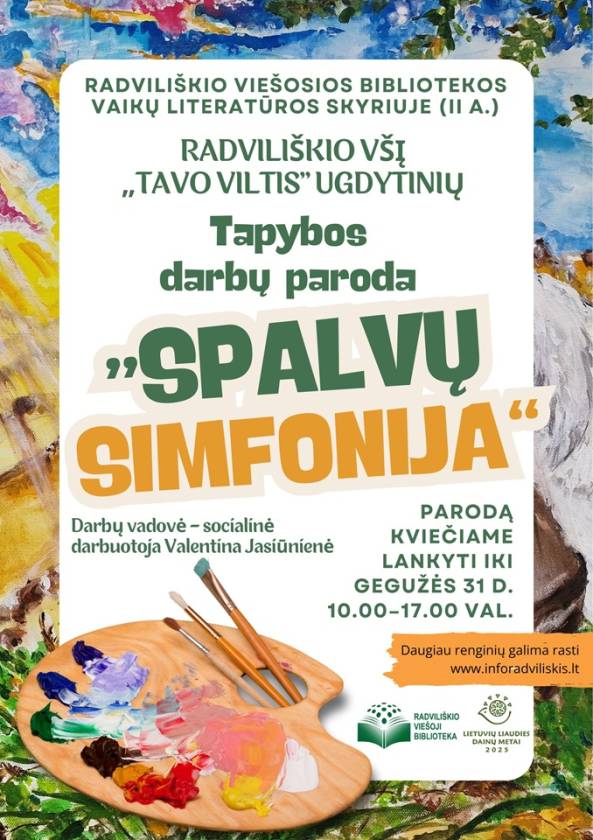 Tapybos darbų paroda „Spalvų simfonija“