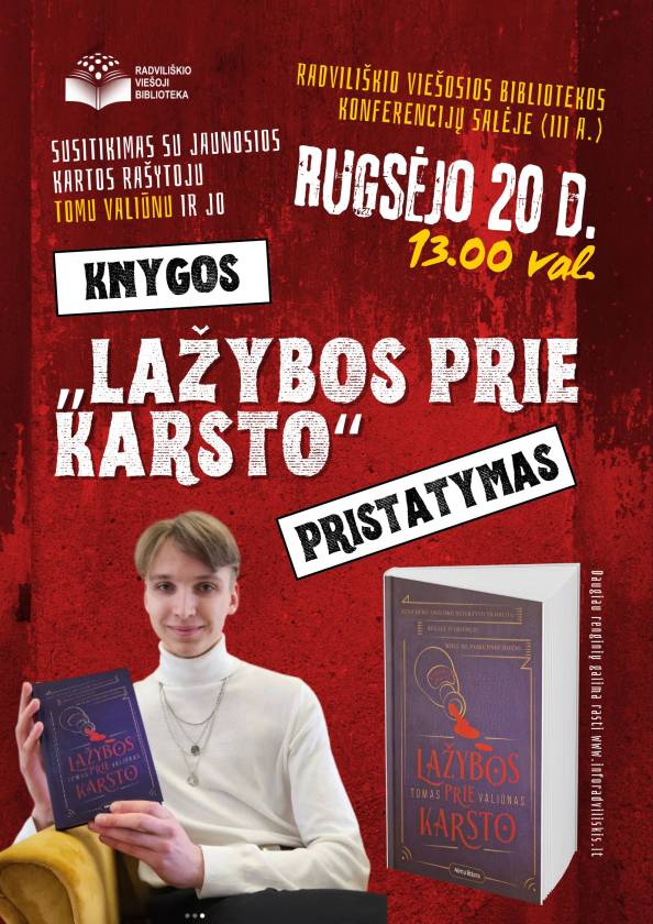 Tomo Valiūno knygos „Lažybos prie karsto“ pristatymas