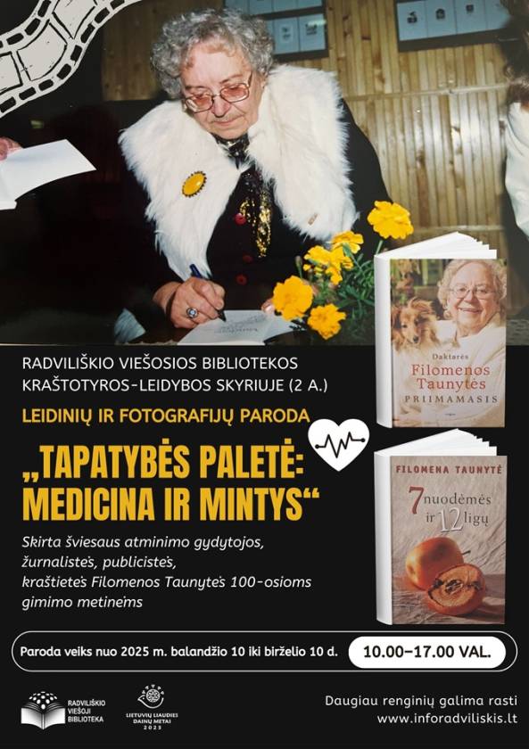 LEIDINIŲ IR FOTOGRAFIJŲ PARODA „TAPATYBĖS PALETĖ: MEDICINA IR MINTYS“