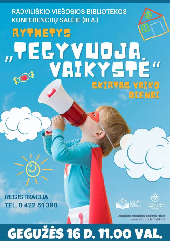 Rytmetys „Tegyvuoja vaikystė“, skirtas Vaiko dienai