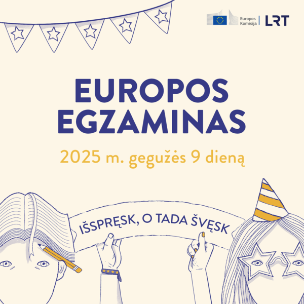Kviečiame dalyvauti Europos egzamine!